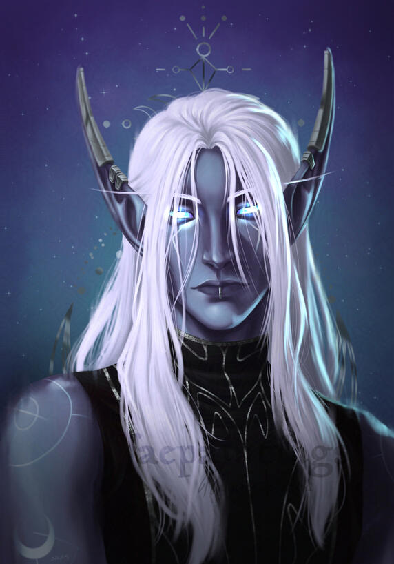 Sildryrn portrait repaint