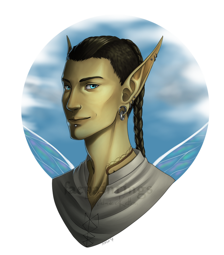 Nymvirr, a Windling from Earthdawn